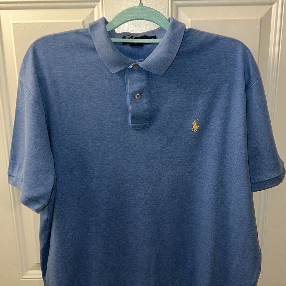 Polo Ralph Lauren shirt blue yellow